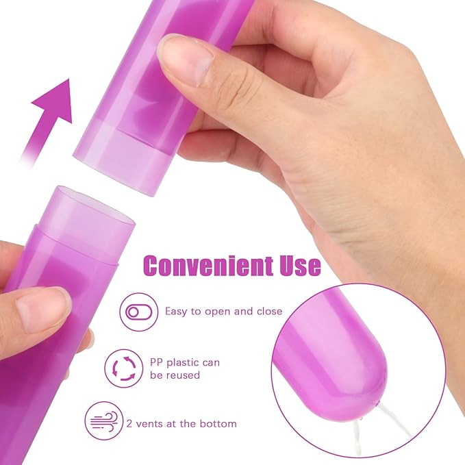 6 Pack Travel Toothbrush Case, Breathable Portable Toothbrush Holder, Plastic Toothbrush Cover Container for Traveling, Bathroom, School, Home, Business, Camping