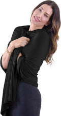 Happyluxe Travel Shawl Wraps for Women - 68x35in Wrap. Lightweight Pashmina, Airplane Travel Blanket Scarf. Made In USA