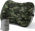 Inflatable Neck Pillow for Camping Backpacking Beach Small Ultralight Portable Hiking Gear Sleeping Bag Pad Fan Foldable Table Stove String Light Toilet Shower Cookware Flashlight Couch Accessories