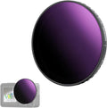 NEEWER Variable ND Filter Compatible with DJI Osmo Action 5 Pro & Action 4, ND64-256 (6-8 Stops) Screw On Neutral Density Lens Filter Multicoated HD Optical Glass Action Camera Accessories