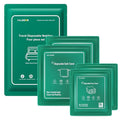 Disposable Bed Sheets for Hotel, Travelling Essentials with 2 Disposable Bath Towels 2 Disposable Face Towels and 4 Pcs Disposable Bed Sheets Set, Disposable Washcloths for Travel Hotel Essentials