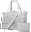 ETRONIK Gym Bag for Women, Personal Item Travel Bag with Shoes Compartment, Weekender Overnight Duffel Bag with Wet Pocket, Carry On Bag for Women, Travel, Gym, Weekend