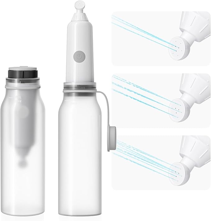 Portable Bidet for Travel with 6 Spray Settings, High Pressure Handheld, Rechargeable Electric Portable Bidet for Women & Men (White)