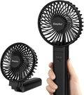 EasyAcc Handheld Fan, 5000mAh Battery Operated Portable Fan [20 Hours Quiet Powerful ] 4 Speed Power Indicator/One Touch Power Off Foldable for Travel Office Outdoor