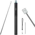 SmallRig Extended 150cm/59in/4.9ft Invisible Selfie Stick for Insta360 X5/X4/X3, for DJI OSMO 360, Portable 360 Camera Stick Pole with 1/4"-20 Screw/Hole, Stake, Wrist Strap, Anti-Slip Handle - 5270