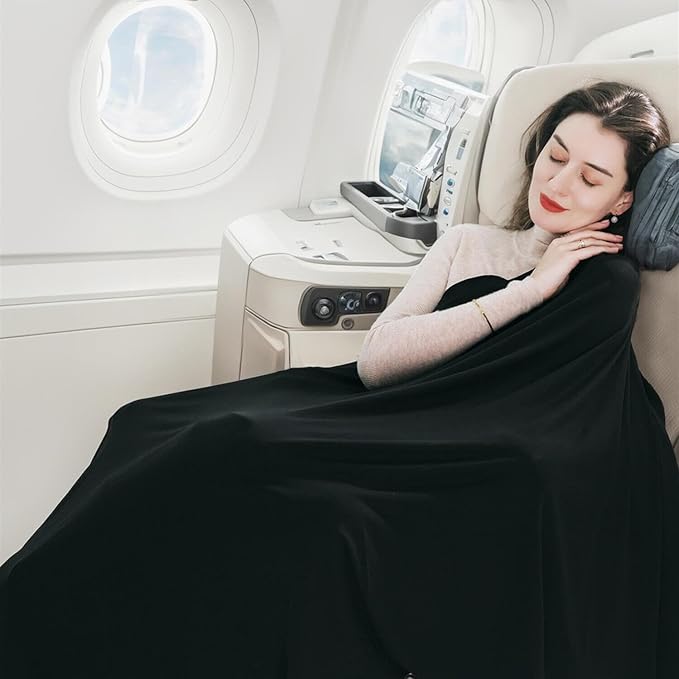 VENVSBEE Shawl Wraps for Women - Soft Silky Lightweight Travel Scarf and Airplane Essentials Accessory