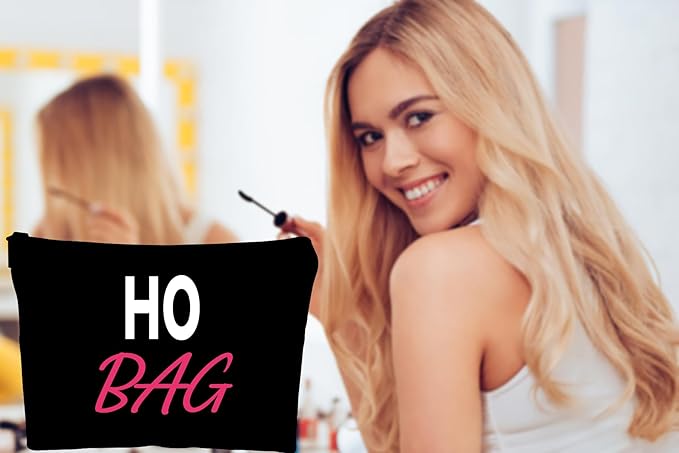 ZUYUROU Funny Gifts for Women, Funny Makeup Bag for Best Friends, Birthday Gifts Stocking Stuffers For Women