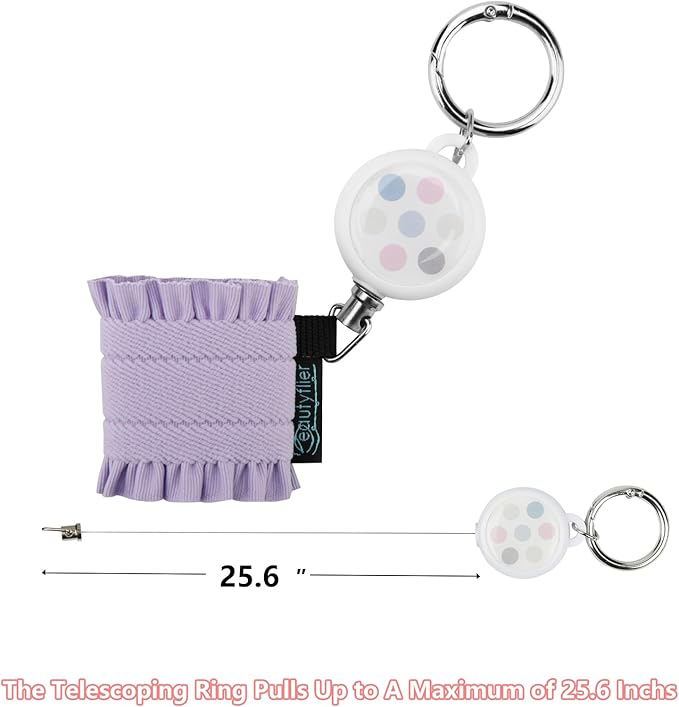 Beautyflier 4pcs Elastic Holder Sleeve for Touchland Power Mist Hand Sanitizer Spray, Cute Hand Sanitizer Holder for Gentle Mist, Glow Mist and Power Mist 1FL OZ, Best Gift for All Ages