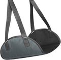 Compact Foldable Foot Rest for Travelers Airplanes Train Use Breathable Mesh Support Portable Design Quick Installation Portable Foot Hammock for Travel