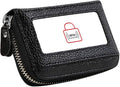 Women's RFID Blocking 12 Slots Credit Card Holder Leather Accordion Wallet