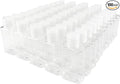 Empty Hand Sanitizer Travel Size Bottles, 2oz, 100 Pack, Plastic Clear Refillable Flip-Top Containers for Shampoo, Baby Shower