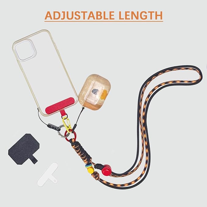 Portable Cellphone Lanyard Neck Phone Holder Crossbody Camera Strap Adjustable Nylon Hand Wrist Lanyards