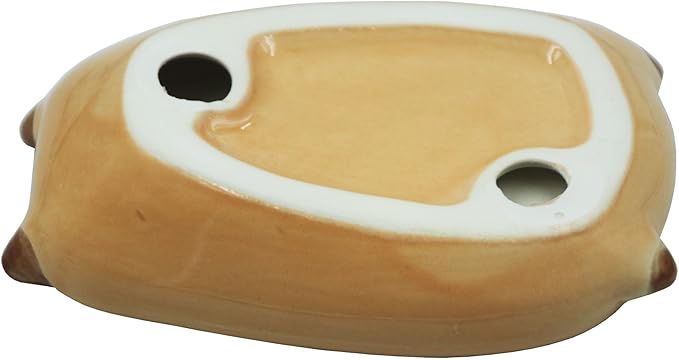 Ceramic Soap Dish, Capybara Shape Soap Holder, Sponge Holder, for Shower,Bathroom,Kitchen Sink Organizer