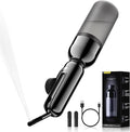 ESSAGER Portable Bidet for Travel, Foldable & Rechargeable Handheld Sprayer–Waterproof with 2 Pressure Modes, 350ml Expandable Bottle for Women, Men, Baby, Postpartum & Personal Hygiene(Black)