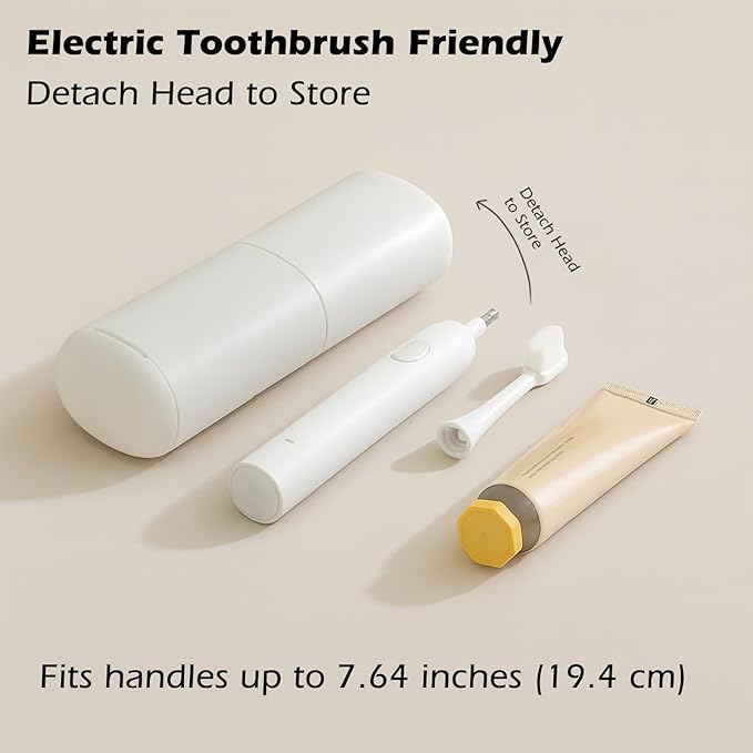 Travel Toothbrush Holder, Toothbrush Travel Case, Multifunctional Dustproof Toothbrush Cover, Portable Toothbrush Case Suitable for Business Camping Travel or Daily Use （1Pack）