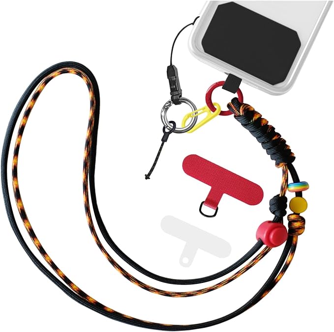 Portable Cellphone Lanyard Neck Phone Holder Crossbody Camera Strap Adjustable Nylon Hand Wrist Lanyards