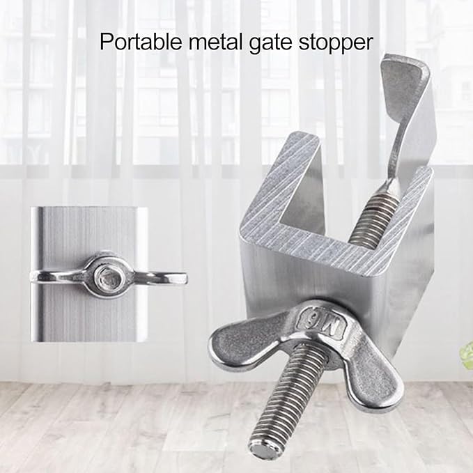 Portable Door Lock Upgraded,Heavy Duty Adjustable Portable Door Lock for Travel,Portable Security Door Locks Devices for Home,Hotel,Dorm,Additional Security and