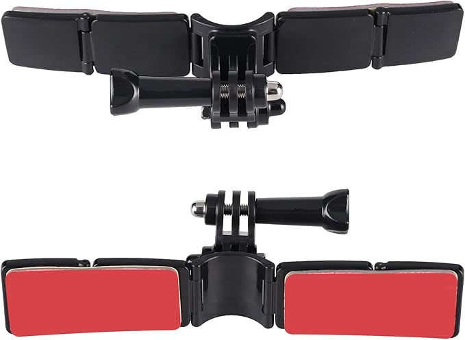 QKOO Motorcycle Helmet Chin Mount Kit for GoPro Hero 13, 12, 11, 10, 9, 8, 7, 6, 5, 4, Session, 3+, 3, 2, 1, Hero (2018), DJI Osmo Action, AKASO, SJCAM, Action Cameras