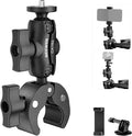 NEEWER Super Clamp Action Camera Mount with 360° Dual Ball Heads, Bike/Bicycle/Motorcycle Handlebar Holder Compatible with iPhone Insta360 DJI OSMO Action GoPro Hero for POV Video Recording, CA162