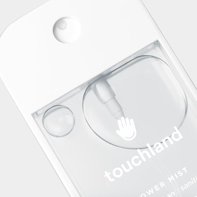 Touchland Hydrating Hand Sanitizer Spray – UnscentedTrio Set, Dye Free – 3 x 1 FL OZ Travel Size Mists
