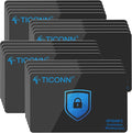 TICONN RFID Blocking Cards - 20 Pack, Premium Contactless NFC Debit Credit Card Passport Protector Blocker Set for Men & Women, Smart Slim Design Perfectly fits in Wallet/Purse (20)