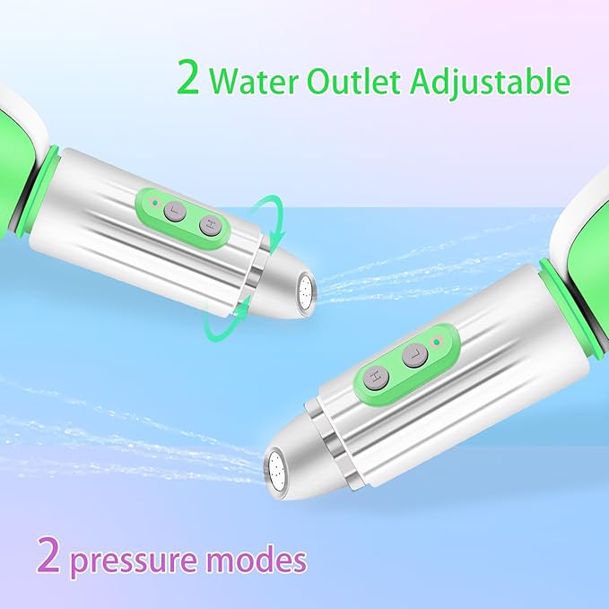 Portable Bidet - LLest Electric Rechargeable Mini Handheld Travel Bidet Sprayer with Travel Bag and USB Cable for Personal Cleaning | Women and Men | Baby & Postpartum Essentials(Green)