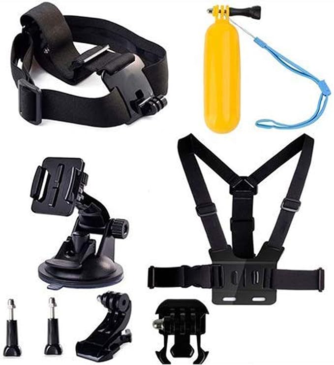 Navitech 8 in 1 Action Camera Accessory Combo Kit Compatible The Sports Cam HD Action Camera