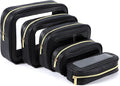 YOPCDJ 5PCS Diaper Bag Organizer Pouch Set, TSA Approved Toiletry Bag，Clear Waterproof TPU Makeup Bag Set Travel Organizer Bags for Women and Kids