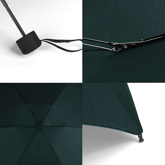 GAOYAING Small Mini Umbrella with Case Light Compact Design Perfect for Travel Lightweight Portable Parasol Outdoor Sun&Rain Umbrellas 34 Inches