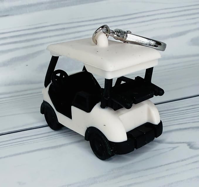 Bath and Body Works White with Black Trim Golf Cart Tee and Pocketbac Hand Sanitzer Holder