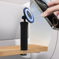 Magnetic Phone Holder for Desk, for Magsafe Cell Phone Mount Clamp Clip, 360° Rotating Adjustable Length Handsfree Phone Mount for iPhone 16 Pro Max, 15 Pro Max, 14 Plus, 13 Mini & 4-7" Phone