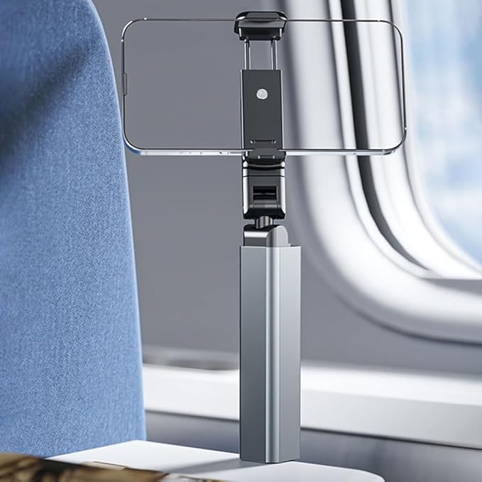 Portable Airplanes Phone Holder, Travels Essential Phone Mount 360 Adjustable Handsfree Phone Stand for Flying,Table