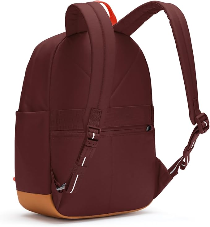Pacsafe GO 15L Anti Theft Backpack, Garnet Red