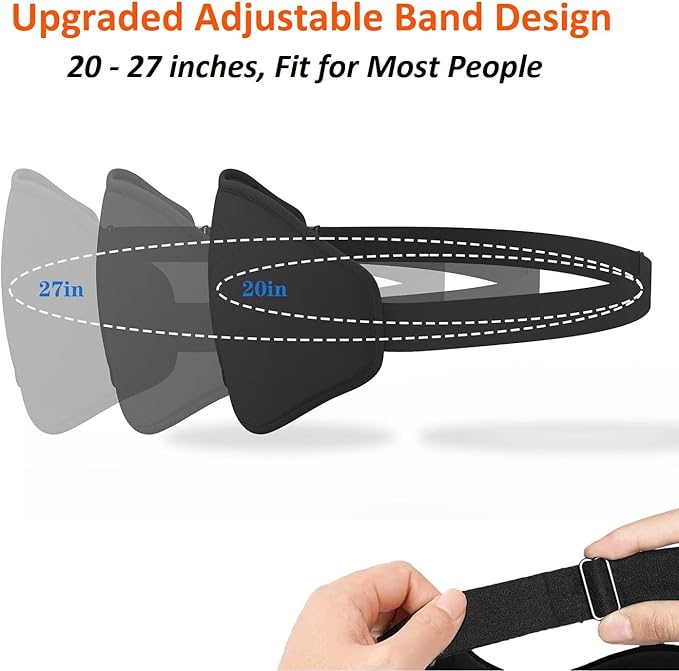 Sleep Eye Mask for Men Women, 3D Contoured Sleeping Mask, Soft Comfort Blindfold & Eye Cover for Flight Travel Yoga Nap