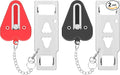 Portable Door Lock,2 Pack Heavy Duty Hotel Travel Door Lock for Additional Safety and Privacy for Hotel,Apartment, Home, Bedroom, School and Prevent Unauthorized Entry