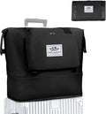 ZGWJ Travel Tote Bags, Expandable Overnight Weekender Bag for Women Foldable Carry-On | Expandable, Overnight, Foldable, Carry-On
