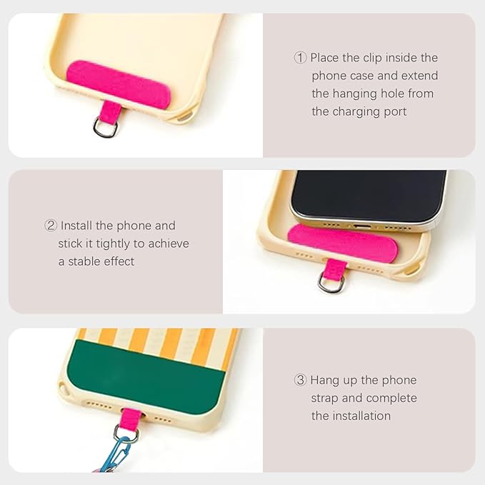 Portable Cellphone Lanyard Neck Phone Holder Crossbody Camera Strap Adjustable Nylon Hand Wrist Lanyards