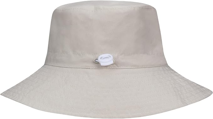 55cube UPF 50+ Baby & Toddler Sun Hat, Wide Brim Infant Bucket Hat for Beach & Outdoors, Adjustable Fit for Ages 0-4 Years