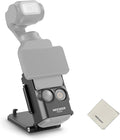 NEEWER Basics Magnetic Mount Stand Compatible with DJI Osmo Pocket 3 & Creator Combo, Multifunctional Accessories Expansion Adapter Bracket, 180° Tilt Plastic Camera Holder with Cleaning Cloth, AC015