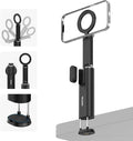Magnetic Bluetooth Airplane Phone Holder – Universal 360° Hands-Free Stand with Remote Control for TikTok, YouTube & Other Video Apps, Perfect for Travel, Home & Office, Accessory for Airplane