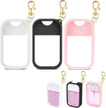 TERPINK Silicone Case Compatible with Touchland Hand Sanitizer Spray, Protective Case with Keychain for Power Mist and Glow Mist 1 fl oz, Hand Sanitizer Spray Accessory (Colourful 2, 3 Pack)