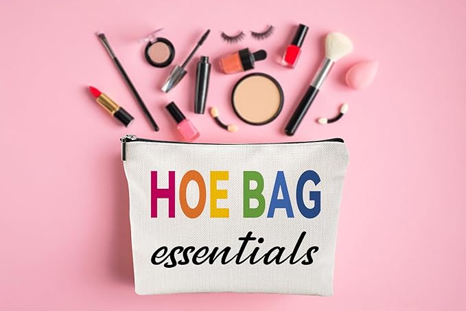 ZUYUROU Funny Gifts for Women, Friends, Hostess Gift Ideas Cool Gifts for Women Girls Birthday Gift Ideas Gag gifts Girls Weekend Overnight Fun Makeup Travel Bag Cosmetic Bag-Colorful