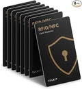 VULKIT RFID Blocking Cards 8 Pack Credit Card Protectors NFC Contactless Cards Protection for Business & Travel Wallet