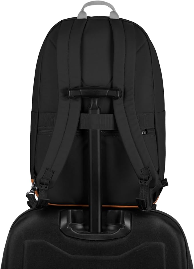 Pacsafe GO 25L Anti Theft Backpack, Jet Black