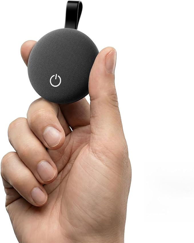 Air Tracker Smart Tags iOS & Android, Bluetooth Key Finder Locator with Sound, IP65 Waterproof Tracking Device, Replaceable Battery Item Finder for Luggage, Keys, Wallets, Pets, Backpack