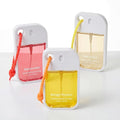 Set of 3 Powerful Mist Hydrating Hand Sanitizer Spray Bulk Travel Size Refreshing Hand Sanitizer 1.35 Fl. oz Spray Bottle Watermelon Mango Scent for Daily Personal Use Gift