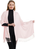 Soft Silky Pashmina Shawl Wraps Solid Colors Scarf for Wedding Evening Dresses