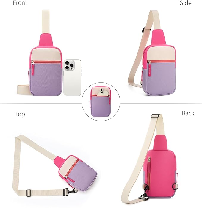Mothers Day Gifts for Daughter, Birthday Graduation Gifts for 8 9 10 11 12 Year Old Teens Girls Her,Fanny Pack Sling Crossbody Bag Belt Bags Purse, Preppy Teen Girl Gift Trendy Stuff Travel Essentials