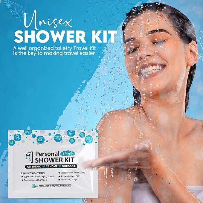 Compact Personal Shower Kit To-Go– Your Hygiene Companion for Travel, Gym, and Outdoor Adventures (10)