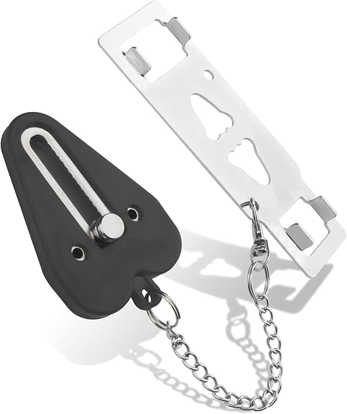 Extra Protection Door Lock – Portable Security Device for Safe Stays in Hotels and Apartments. Provides Instant Safety for Women, Solo Travelers, and Families.